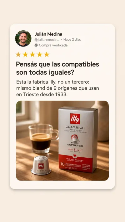 Anuncio de Confectionery Fine Foods: ¿Pensás que las compatibles son todas iguales?