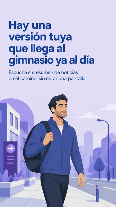 Anuncio de Lisa AI: Hay una versión tuya que llega al gimnasio ya al día