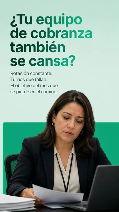 Anuncio de QCobro: ¿Tu equipo de cobranza también se cansa?