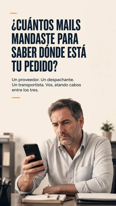 Anuncio de Transtide: ¿Cuántos mails mandaste para saber dónde está tu pedido?